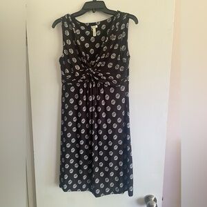 Soma Sleeveless Knot Front Midi Dress- Size M